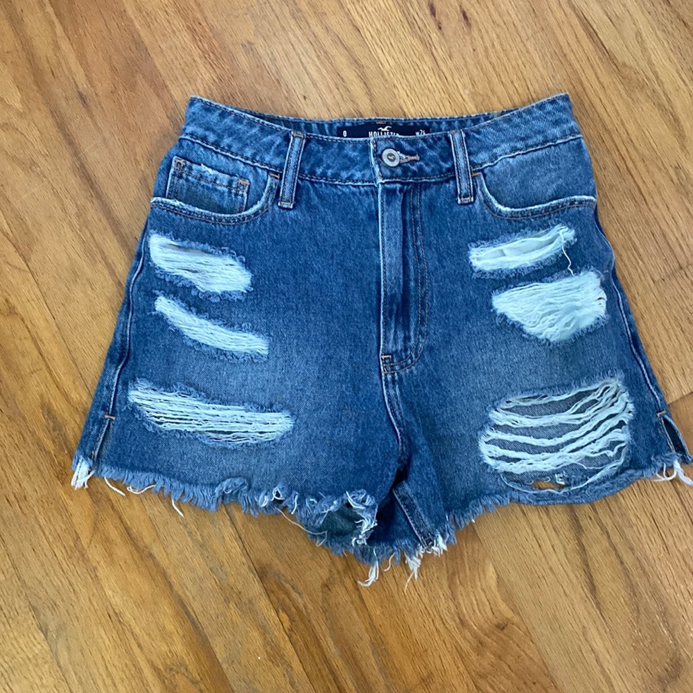 Hollister Distressed Denim Shorts